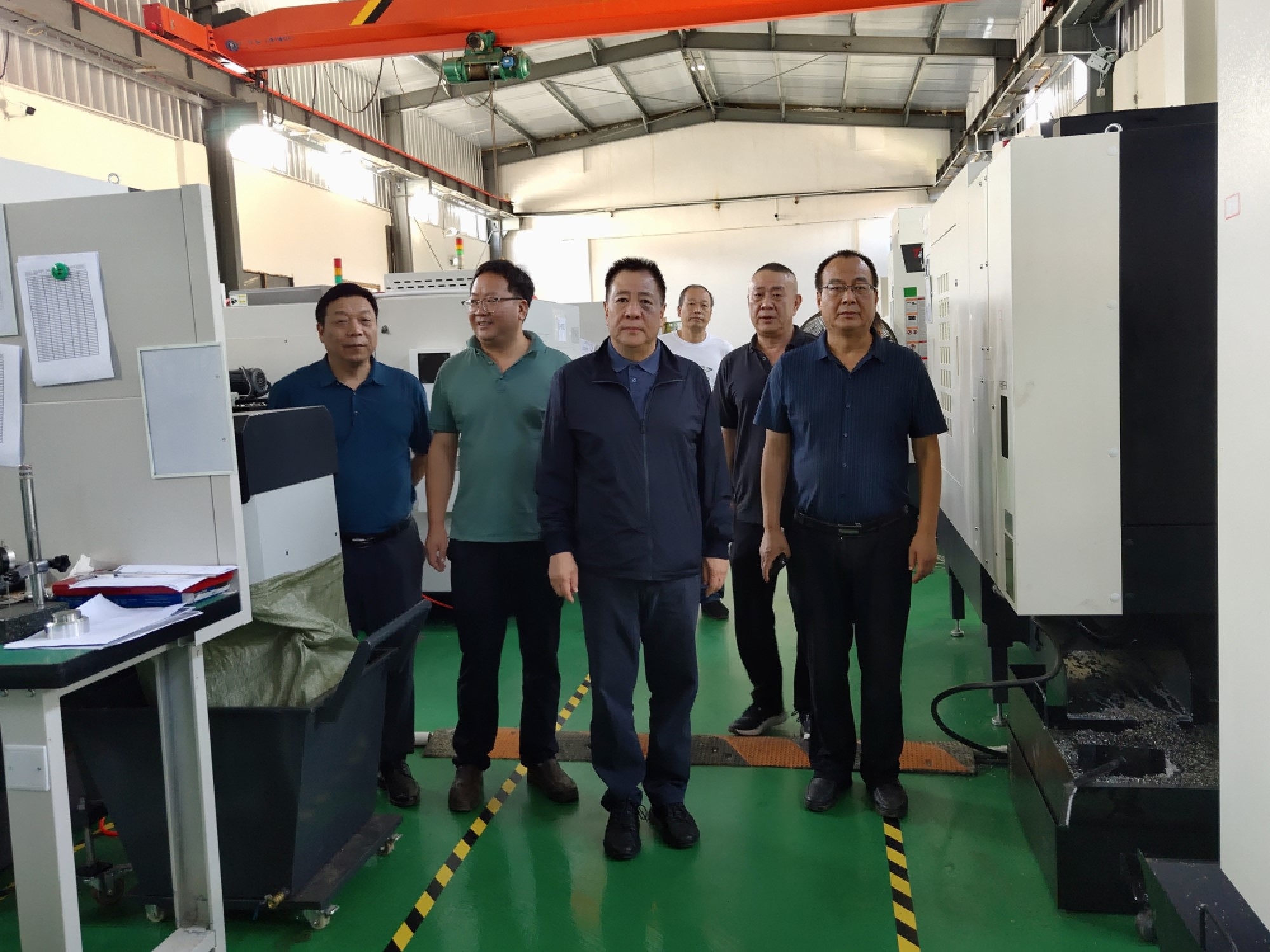 新宝GG集团党委书记、董事长金辉赴陕西长钢新兴科技工业公司调研